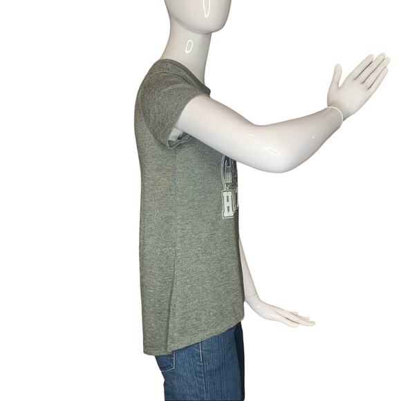 Harry Potter Hogwarts Graphic T-Shirt Short Sleeves Gray Size S - Picture 4 of 6